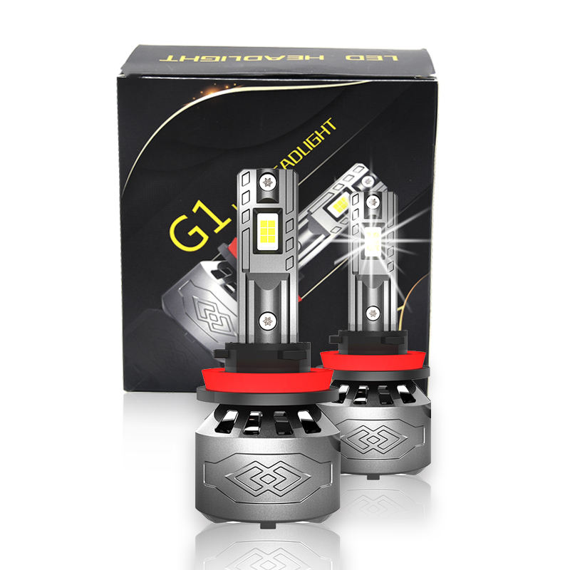 Auto lighting system G1 car led headlamp 3570 3000K 3 Color 9007 Bulb 24000Lm 24 Work Light 2022 Car 360 H4 Led Headlight