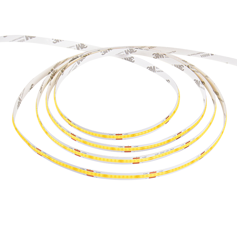 wholesale 24V Cob light self-adhesive flexible home improvement cabinet lamp stair decoration highlight led strip light