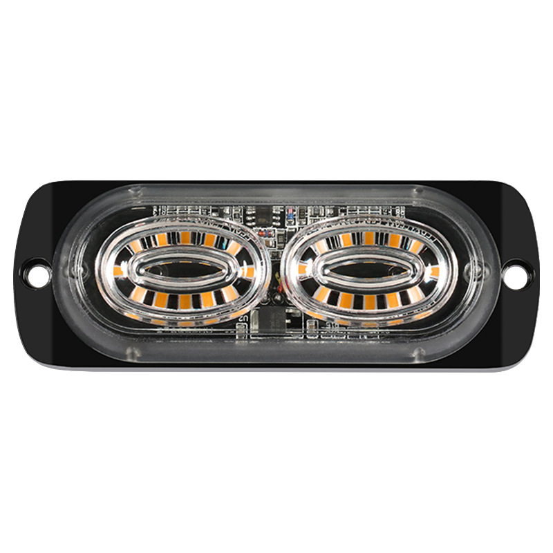 New Truck Truck 12-24V Car Side Signal Warning Light 24LED Ultra Thin Explosive Flash Light 48W